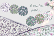 Deers and clover. Set of watercolor, a Decorative Illustration by Shabbypie (Thumbnail 10 of 11)