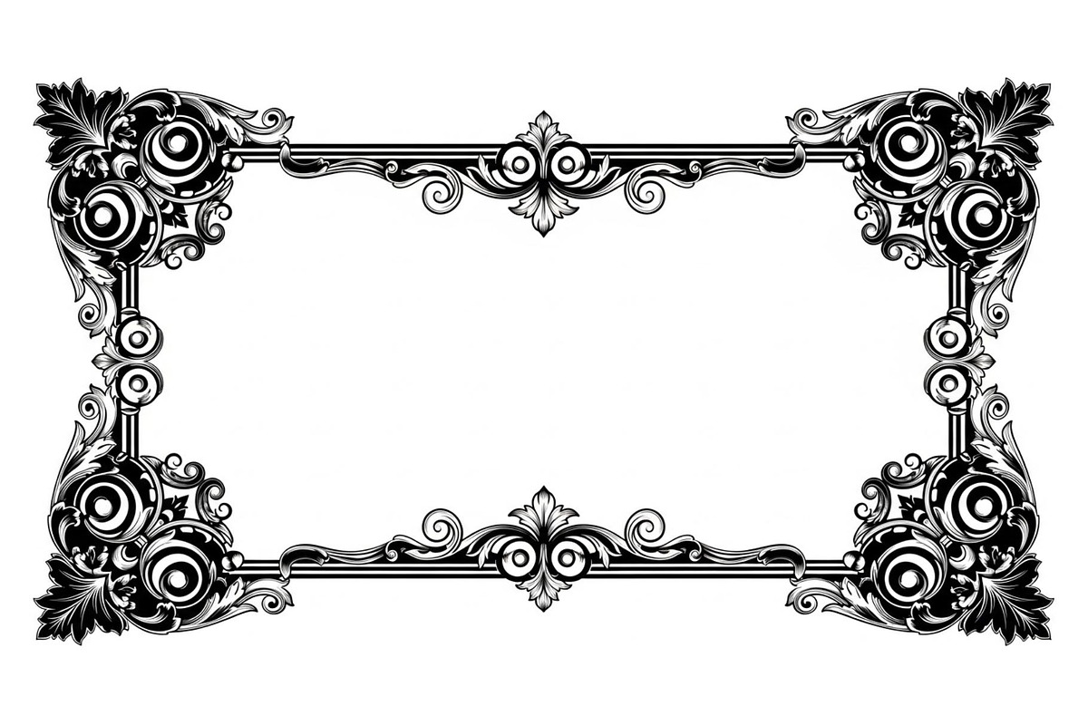 Ornamental Vintage Frame Border Bund, an Illustration by Creativeshirt (Photo 23 of 31)