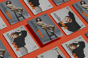 Magazine Mosaic Mockup