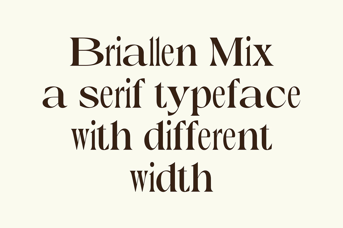 Briallen Mix, a Serif Font by Craft Supply Co. (Photo 2 of 8)