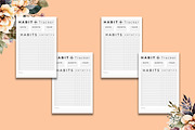 Habit Tracker Weekly Kdp Interior, a Stationery Template by Hurairagraphics (Thumbnail 2 of 4)