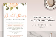 Bridal Shower Invitation IV001, an Invitation Template by Draca Design Co (Thumbnail 1 of 2)