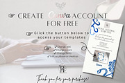 Blue Wedding Invitation Template Can, a Templates & Theme by Alisa Mikibith Art (Thumbnail 9 of 10)