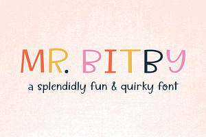 Mr. Bitby - A Quirky Font