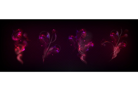 Magic wand sparkle effects set, an Illustration by art PVP - market