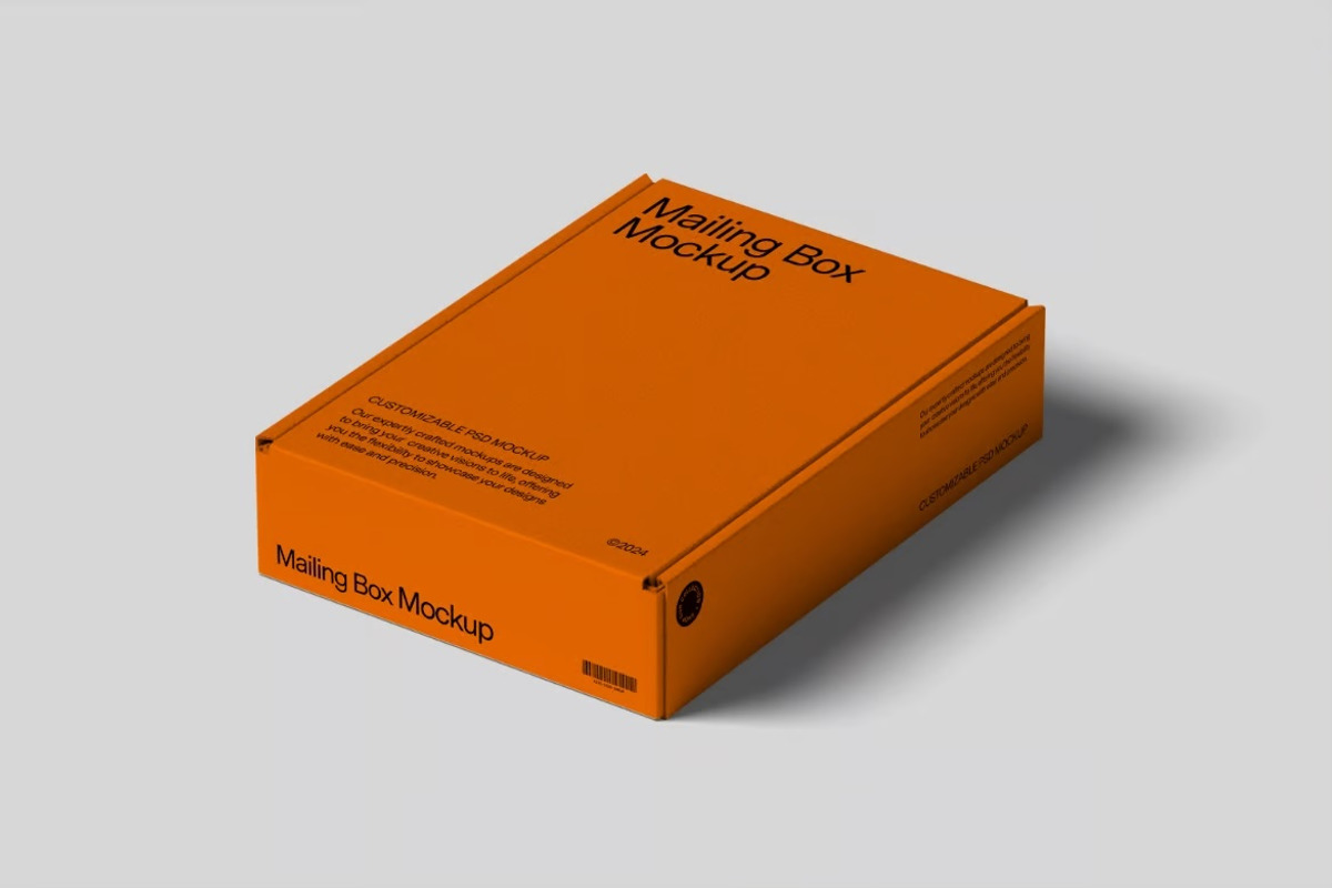 Mailing Box PSD Mockup, a Packaging Mockup by FDR Studio (Photo 3 of 4)