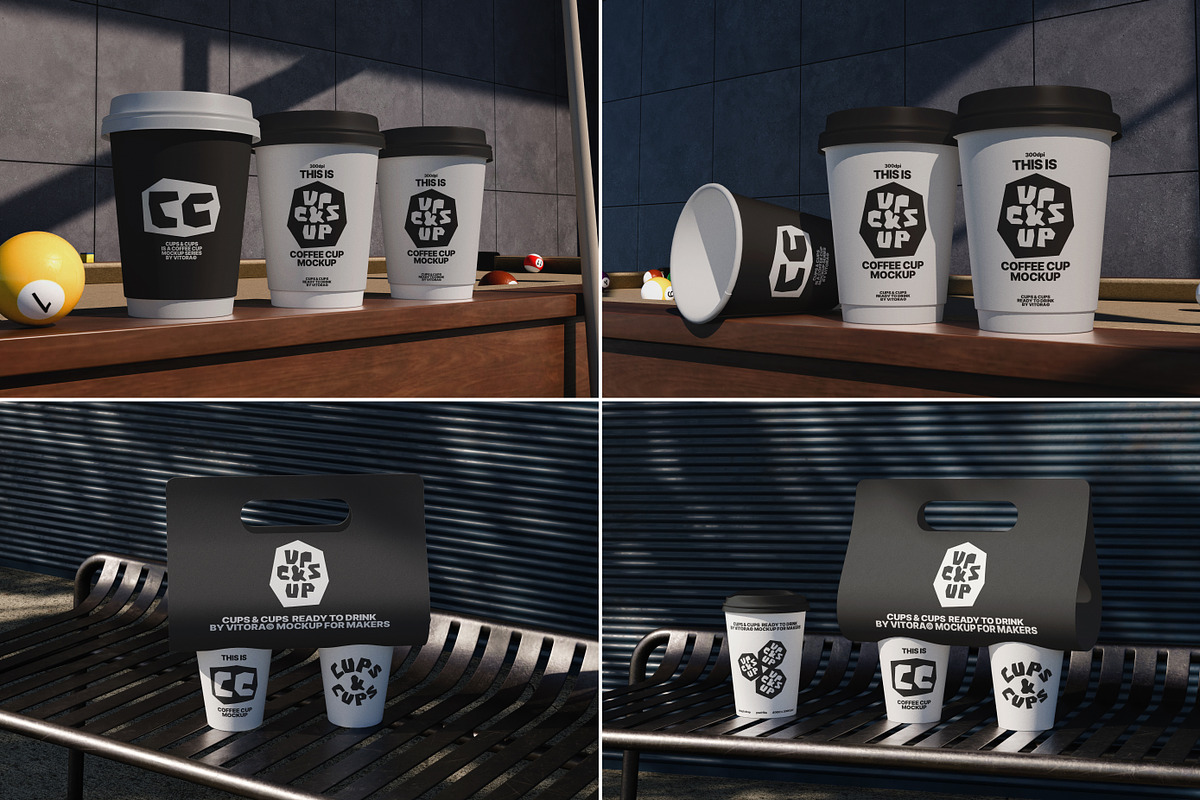 50+ Coffee Cup Mockups, a Mockup by Vitora Mockup (Photo 15 of 15)