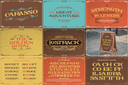 Vintage Font Bundle 4, a Symbol Font by Vintage Division (Thumbnail 8 of 12)