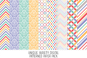 Fresh Pattern Paper Pack, a Pattern Graphic by Angie Sandy (Thumbnail 1 of 2)