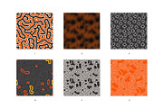 Halloween Seamless Pattern Set, a Pattern Graphic by Curly_Pat (Thumbnail 3 of 11)
