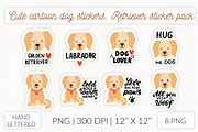 Cute dog stickers. Puppy Christmas, an Object Graphic by Let's Art (Thumbnail 4 of 24)