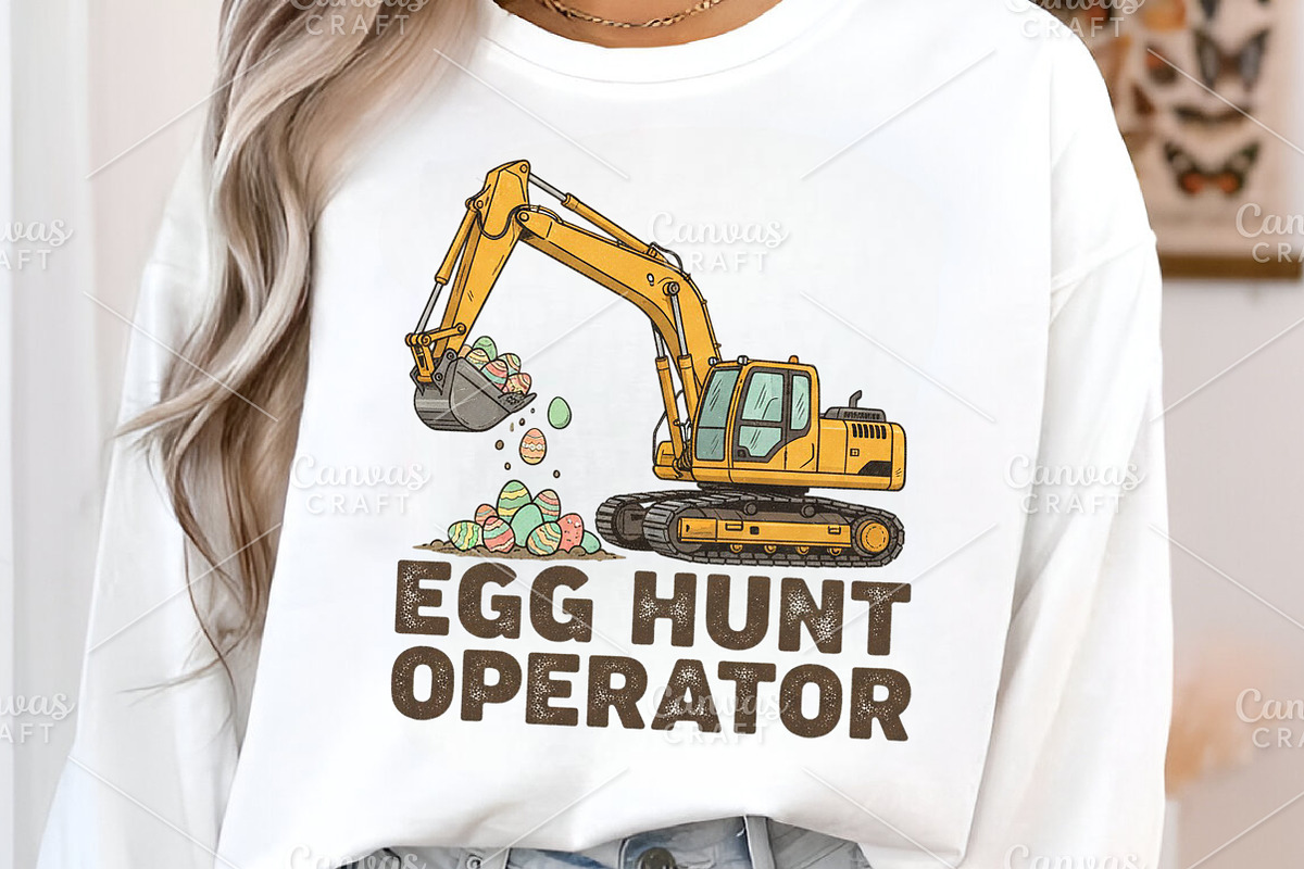 Funny Eggs Cavator PNG, an Illustration by Canvas Craft (Photo 5 of 6)