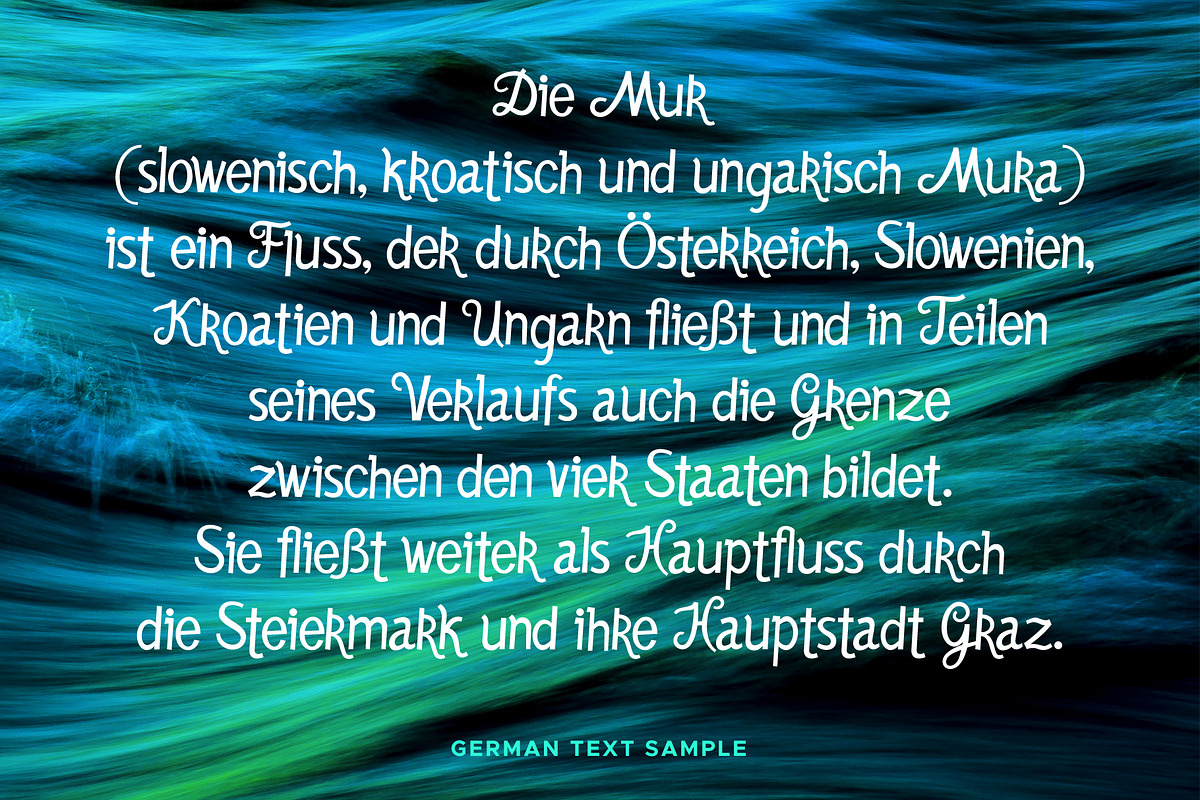 Mur Typeface preview 7