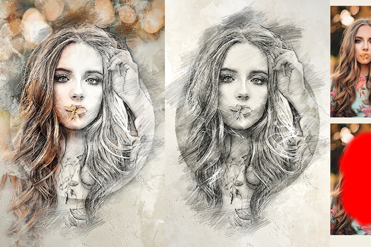 GAllerist (Drawing) Photoshop Action, an Action Add-On by GorynArt (Photo 10 of 16)
