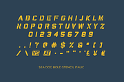 Sea Dog | Sports Display Font, a Font by Doug Houvener (Thumbnail 9 of 9)