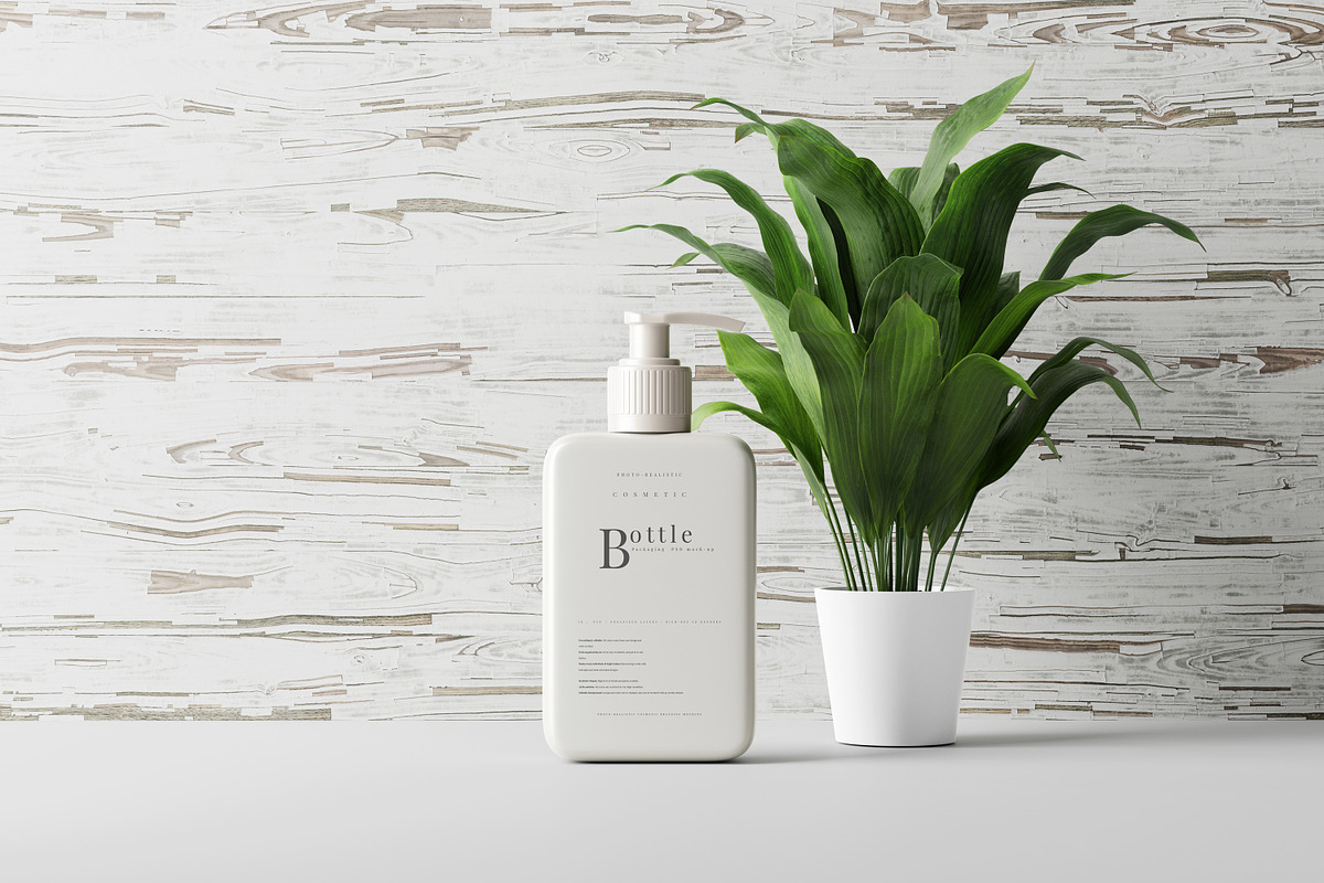 Square Pump Bottle Mockup, a Cups & Container Mockup by pmvch (Photo 8 of 10)