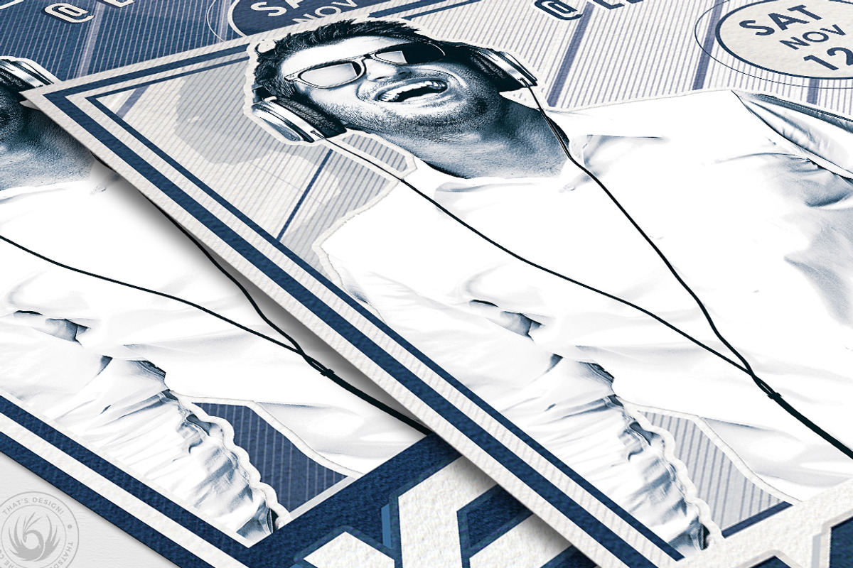DJ Guest Flyer Template V4, a Flyer Template by ThatsDesignArt (Photo 6 of 8)