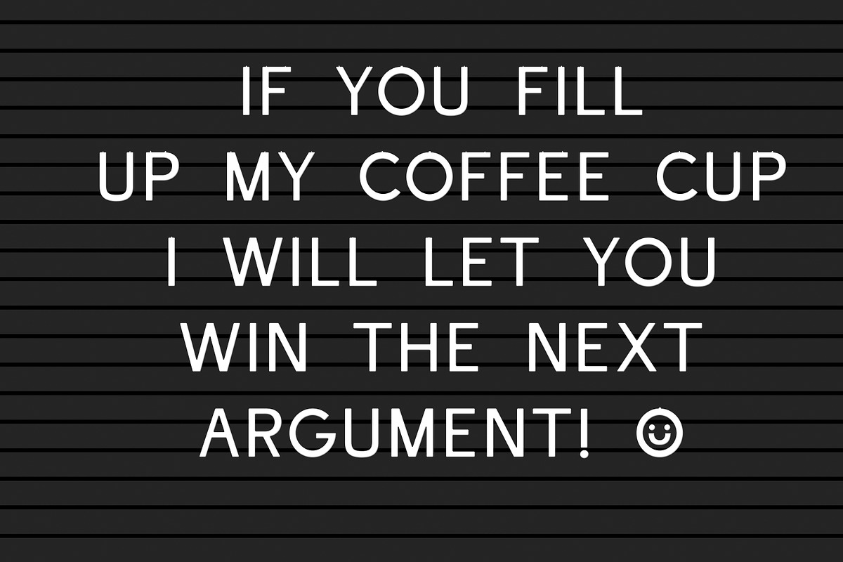 Letter board Font and Background, a Sans Serif Font by DailyMiracleDigitals,LLC (Photo 3 of 5)
