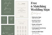 Sage Green Wedding Website Invite, a Landing Page Template by Everyday Perfection (Thumbnail 7 of 10)