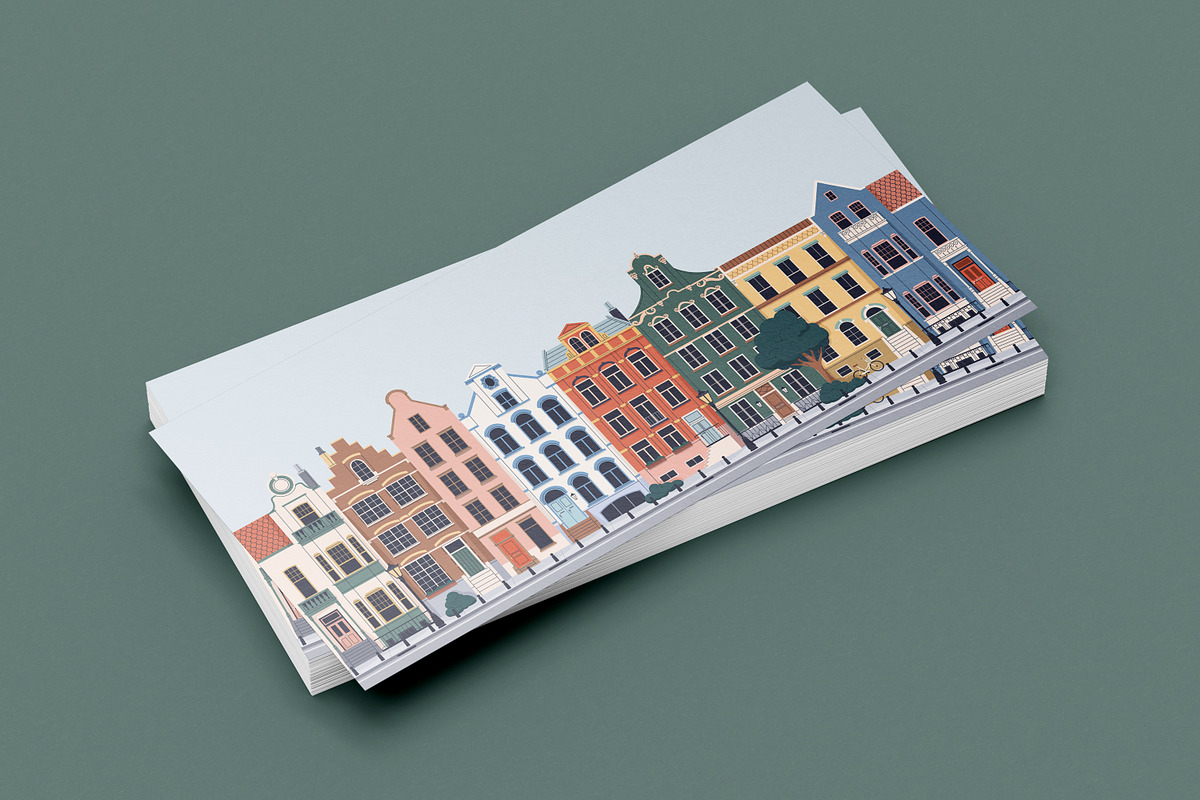 Old UK houses, English architecture, an Object Illustration by Good Studio (Photo 6 of 6)