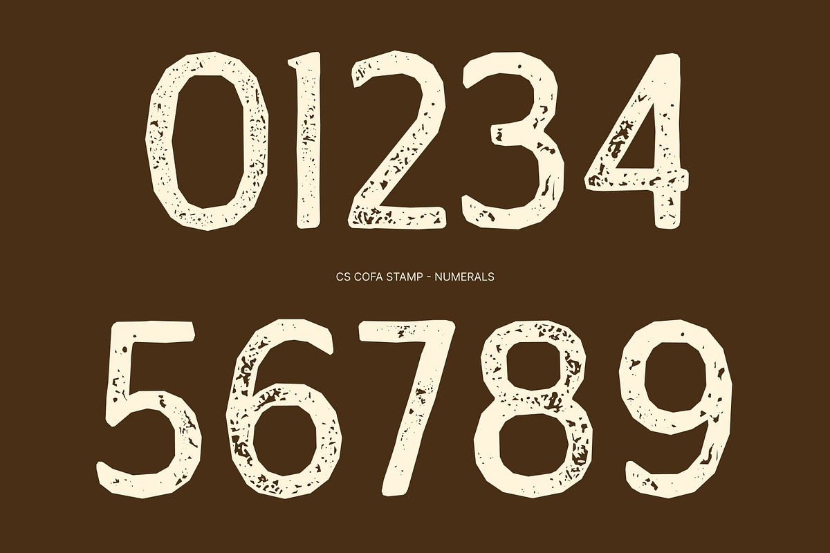 CS Cofa Stamp, a Sans Serif Font by Craft Supply Co. (Photo 5 of 8)