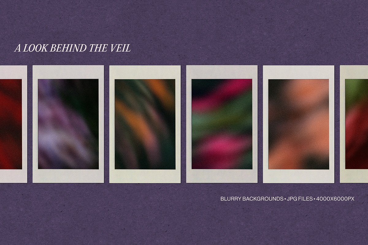 Veiled Florals - Blurry Backgrounds, a Background Graphic by Dina Mae (Photo 3 of 14)