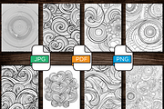 Antistress Coloring Book, a Healthcare Illustration by Design Station (Thumbnail 4 of 5)