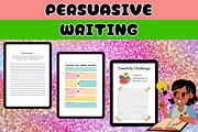 Persuasive writing prompts organizer, a Templates & Theme by Premium Digital Templates (Thumbnail 3 of 3)