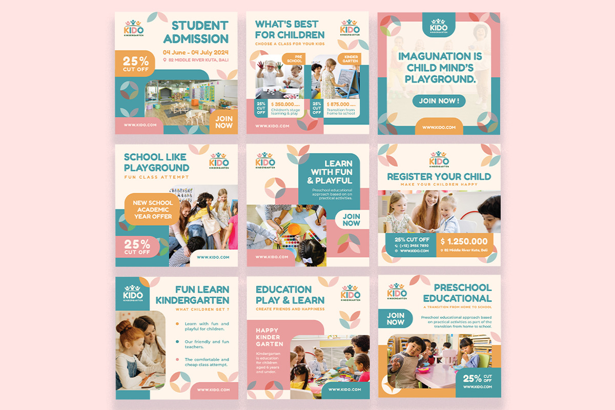 Kido - Kindergarten, a Social Media Template by kerismaker (Photo 2 of 3)