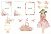 Bouquet Roses Watercolor Clipart, an Illustration by Lolytop Studio (Thumbnail 3 of 4)