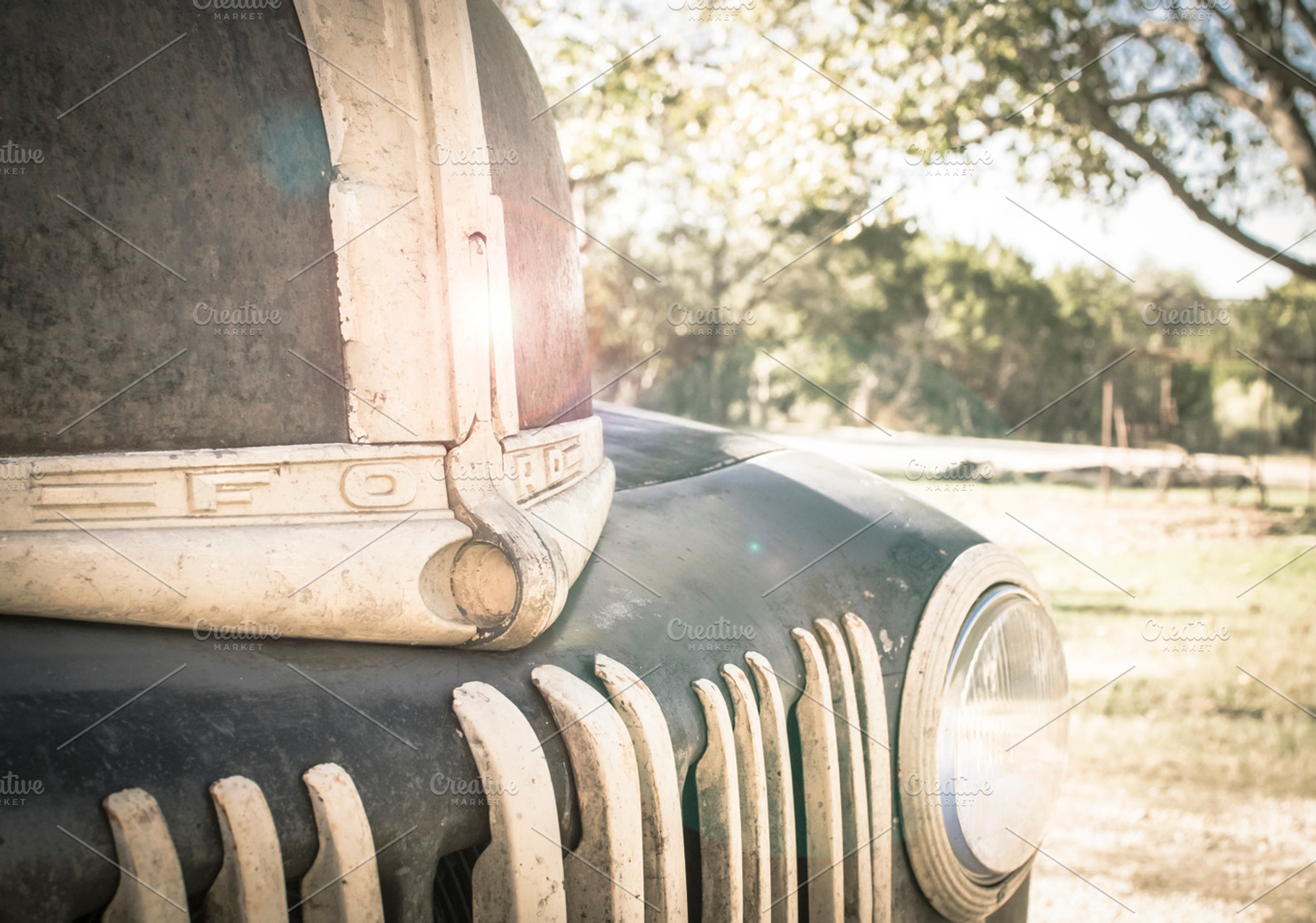 Classic Truck in the Country, a Transportation Photo by Suzo Images