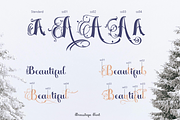 Brasstape Decorative Script, a Blackletter Font by madeDeduk (Thumbnail 2 of 10)