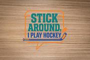 Hockey T-Shirt Design Graphic, an Object Graphic by balal (Thumbnail 2 of 3)