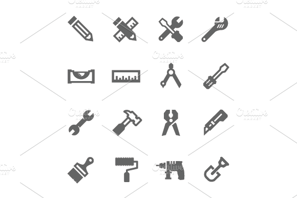 Tools Icon Set