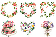 Spring Romantic Flower Clipart PNG, an Illustration by Designking (Thumbnail 5 of 5)