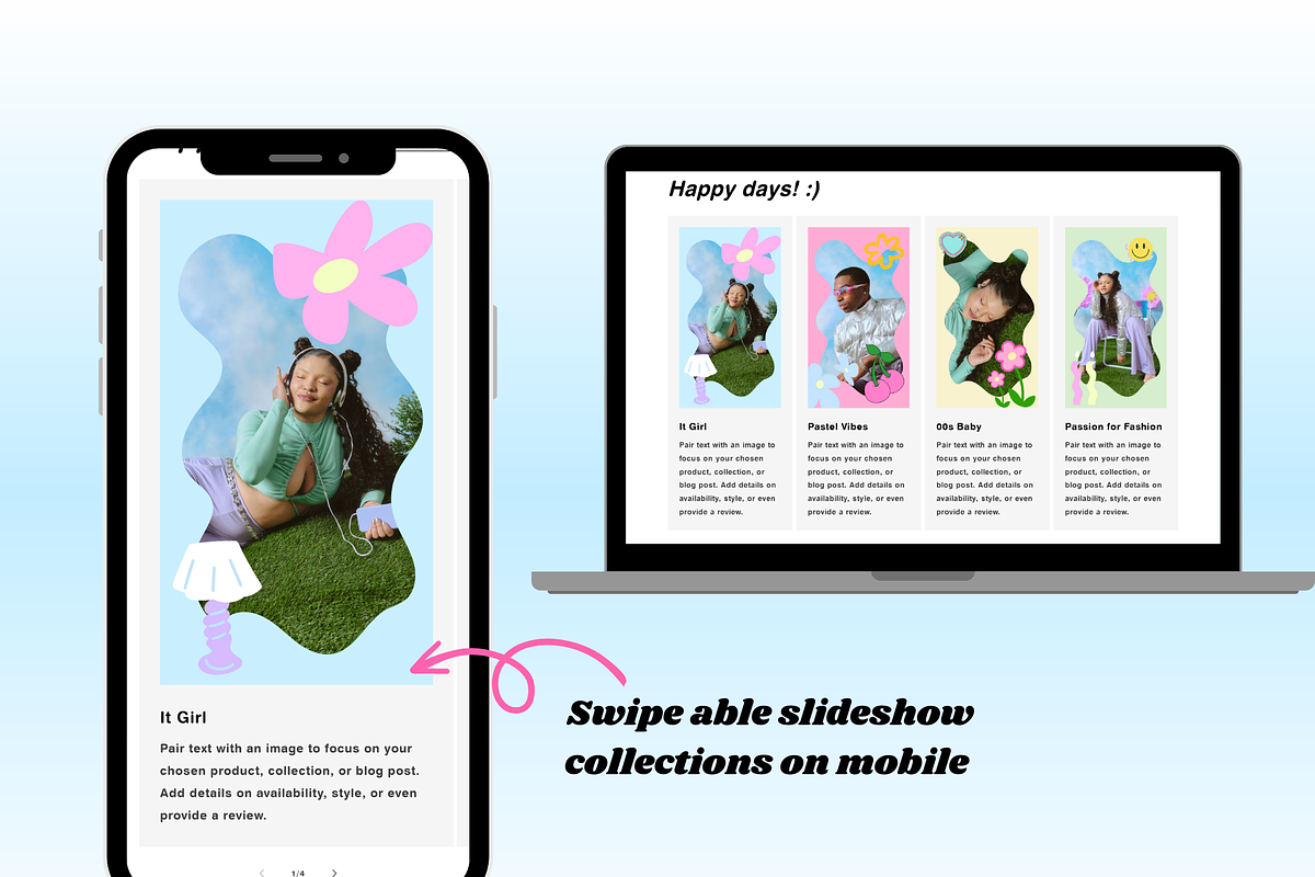 Gen Z Danish Pastel Shopify Theme, a Shopify Template by PLANETSEL (Photo 4 of 5)