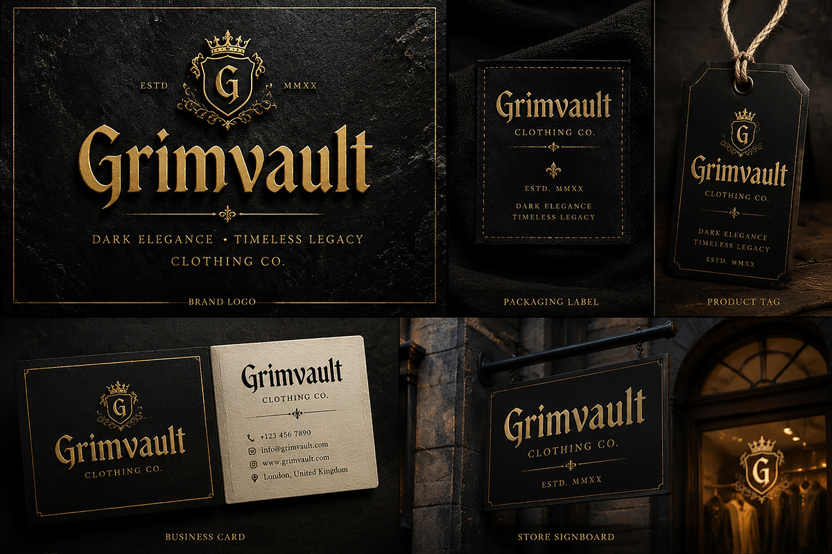 Grimvault Blackletter, a Blackletter Font by Wow Magic (Photo 3 of 4)