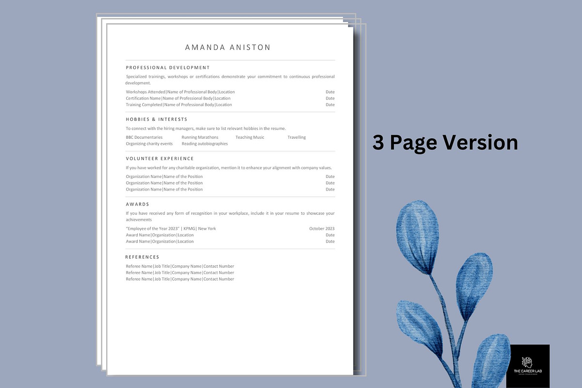 ATS friendly executive cv template, a Resume Template by The Career Lab (Photo 5 of 10)