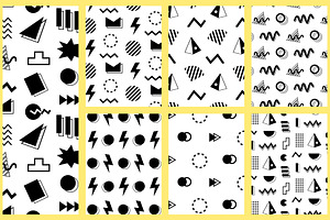 200 Geometric 90s Graphics Bundle