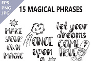Magical Powder - typeface & elements, a Script Font by Kseniya_design (Thumbnail 4 of 7)