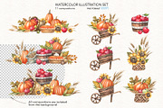 Happy Thanksgiving Day!, a Decorative Illustration by Watercolor by Tonia Tkach (Thumbnail 5 of 10)