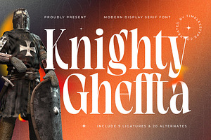 Knighty Gheffta Modern Display Serif