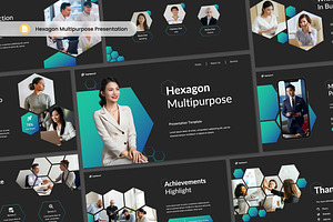 Hexagon Multipurpose Slides, a Presentation Template by Antstheme