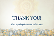 Easter Royal Eggs Clipart Set, a Decorative Illustration by EL_SUHOVA (Thumbnail 7 of 7)