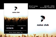 Noise Club Party Flyer, a Flyer Template by Manudesign (Thumbnail 1 of 2)