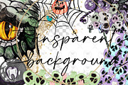 Halloween Pumpkin Witch Clipart, an Illustration by BigCakeBee (Thumbnail 2 of 4)