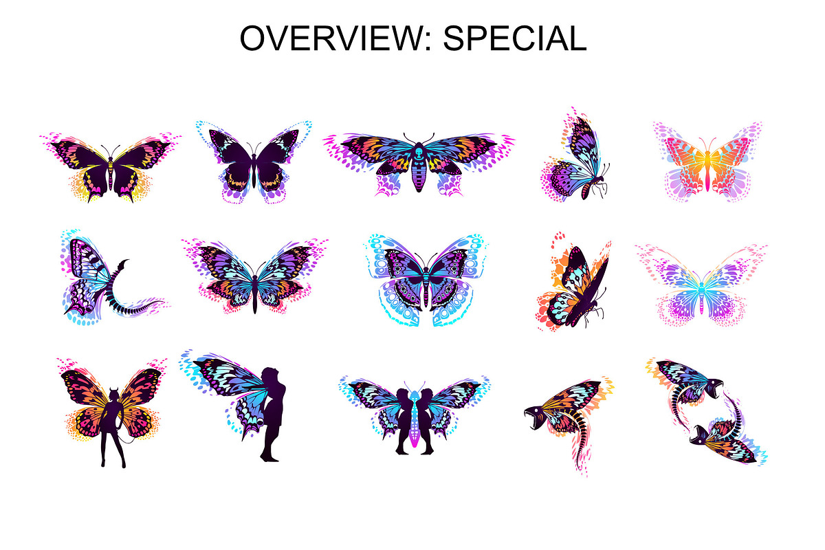 Wings & Butterfly(SVG, PNG Brushes), a Brush Add-On by xresch (Photo 20 of 22)