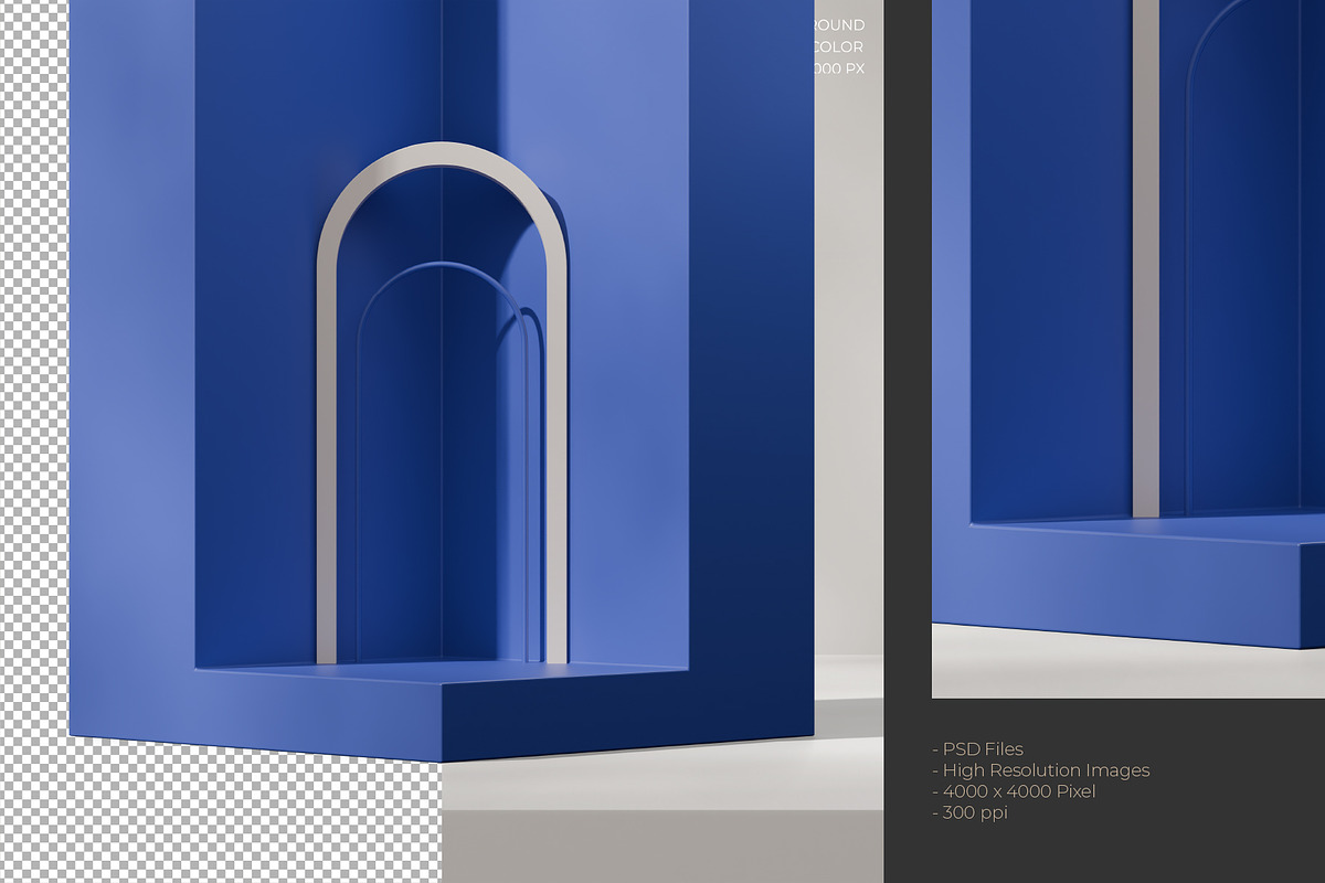 5 Podium with Transparent Background, a Background Graphic by faustudio (Photo 3 of 7)