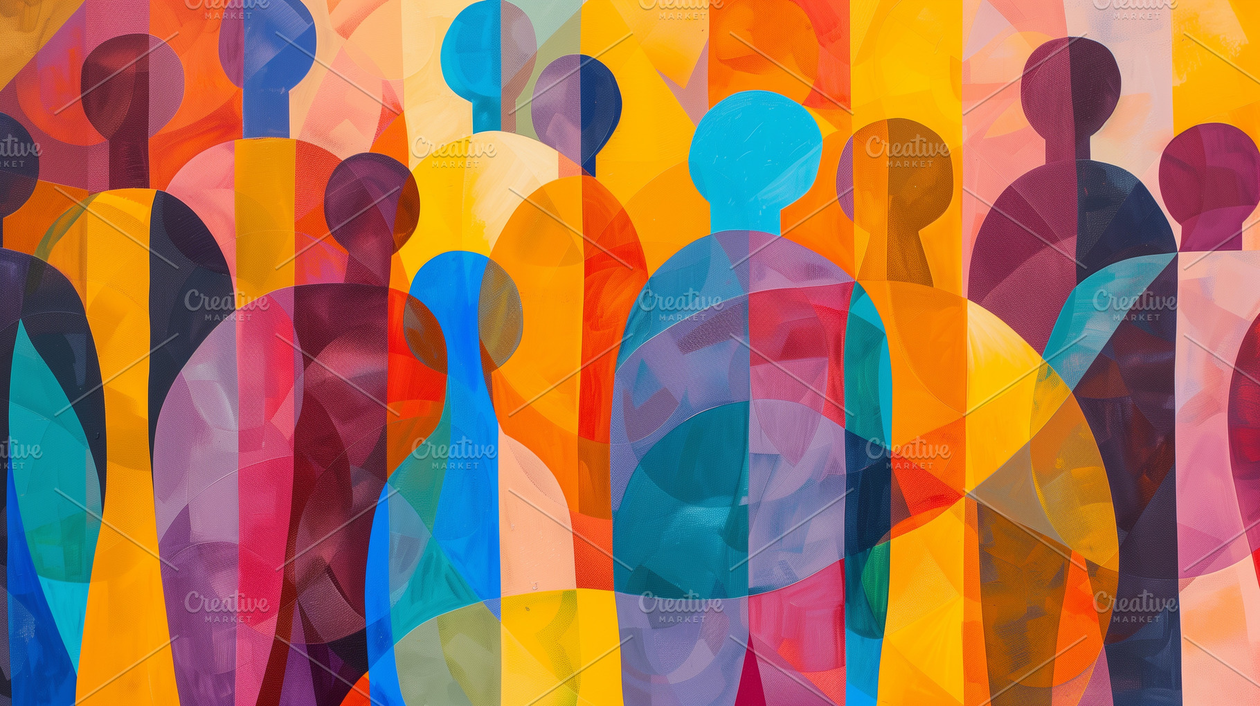 Abstract vision of people, a Person Photo by MistyDay