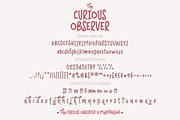 Curious Observer | Regular & Dry, a Sans Serif Font by Ayca Atalay (Thumbnail 11 of 11)